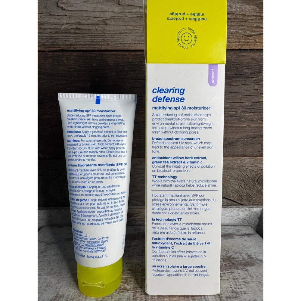 Dermalogica Clear Start Matte Finish Clearing Defense SPF 30 | MSRP $30